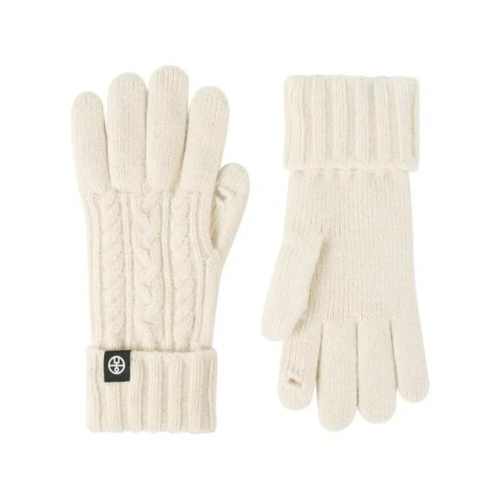 Cable Knit Touchscreen Gloves